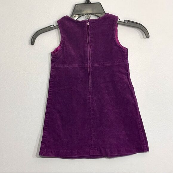 Plum Pudding | Baby Girl Purple Embellished Velvet Corduroy Dress size 3T - Picture 2 of 11